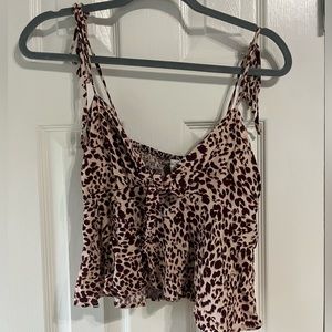 Cheetah tank top